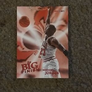 1996 NBA Hoops Michael Jordan the big finish